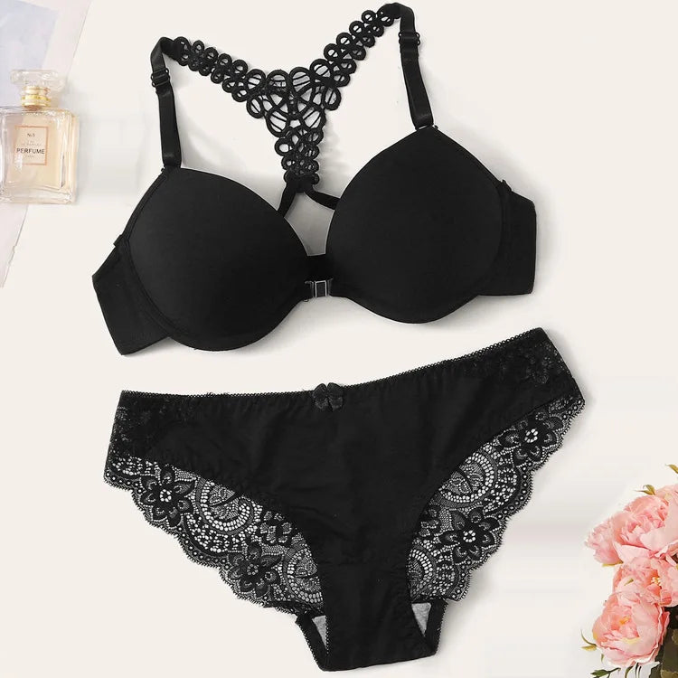 Women's Lingerie Ultra Sexy Lingеrie Female Underwear Lace Lingerie Set Woman Hot Lingeries Sets for Women Bra and Panty Set