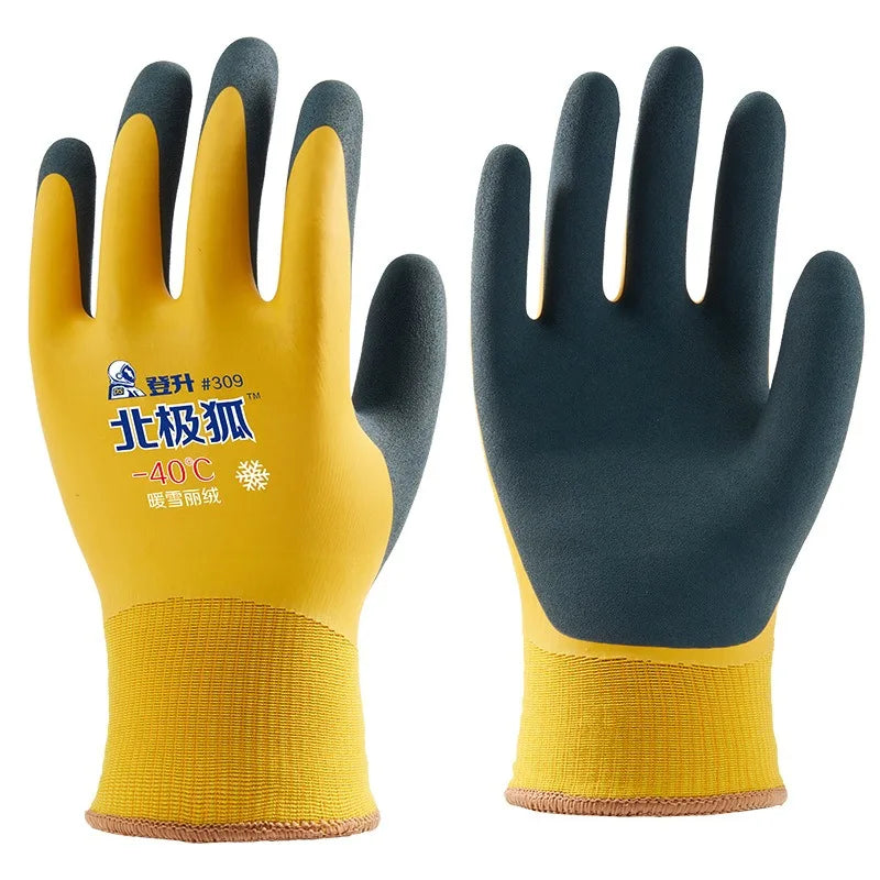 Winter Work Gloves 100% Waterproof Freezer Gloves for Outdoor Cold Weather Keep Warm for Shoveling Snow,Ice Fishing